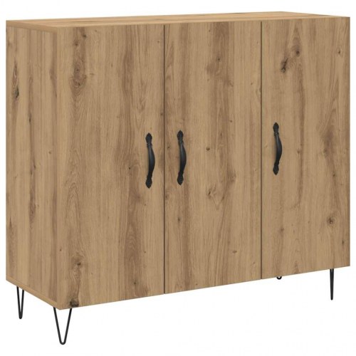 Skænk i artisan egetræ 90 x 32,5 x 80 cm