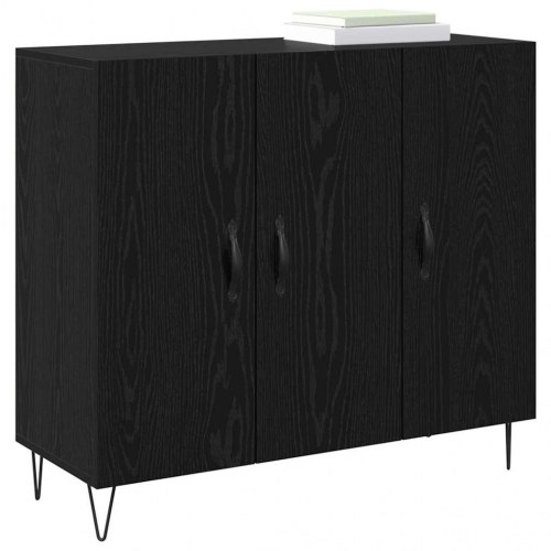 Skænk i sort eg 90 x 32,5 x 80 cm