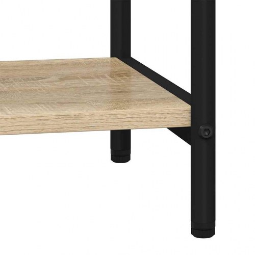 Bogreol med 3 hylder 80 x 30 x 109 cm - sonoma eg