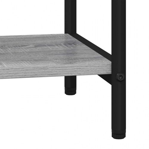 Bogreol med 3 hylder 80 x 30 x 109 cm - Grå sonoma