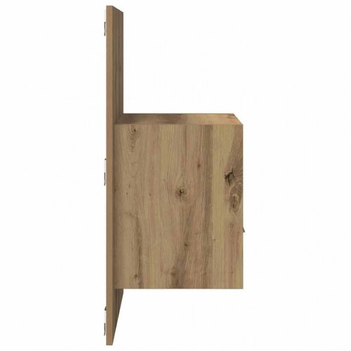 Væghængt sengebord 2 stk. - Artisan egetræ