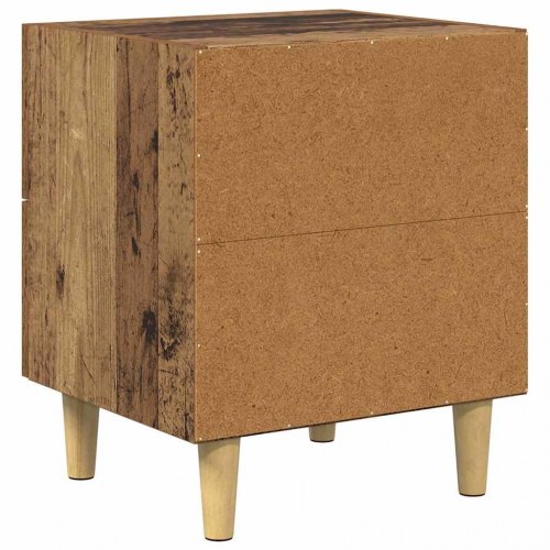 Sengebord 2 stk. - gammelt træ, 40 x 35 x 47,5 cm