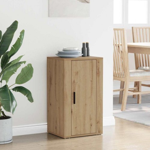 Sideboard i artisan egetræ 40 x 33 x 70 cm