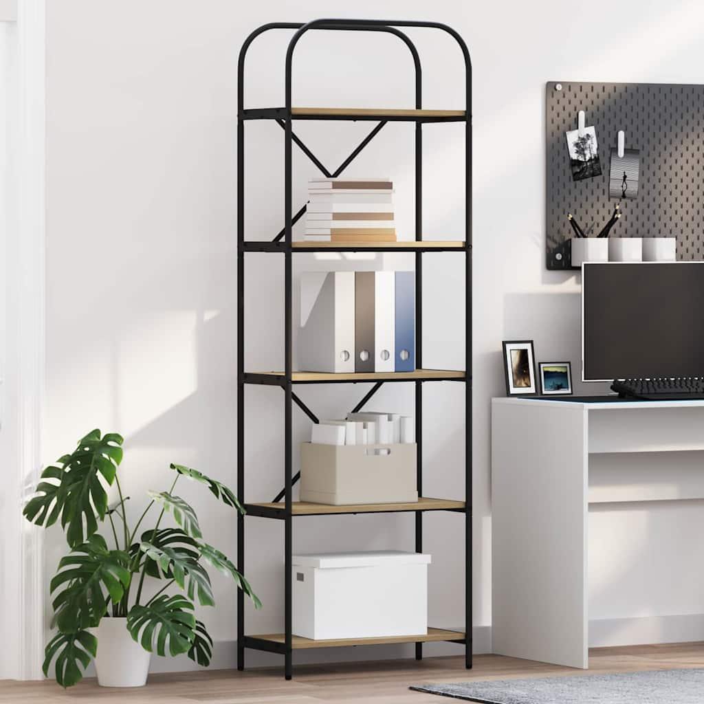 Bogreol Sonoma eg 60 x 30 x 183 cm Konstrueret træ