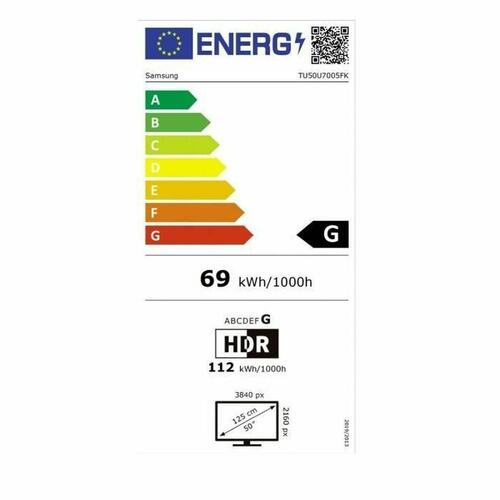 Samsung 50" Crystal UHD Smart TV TU50U7005