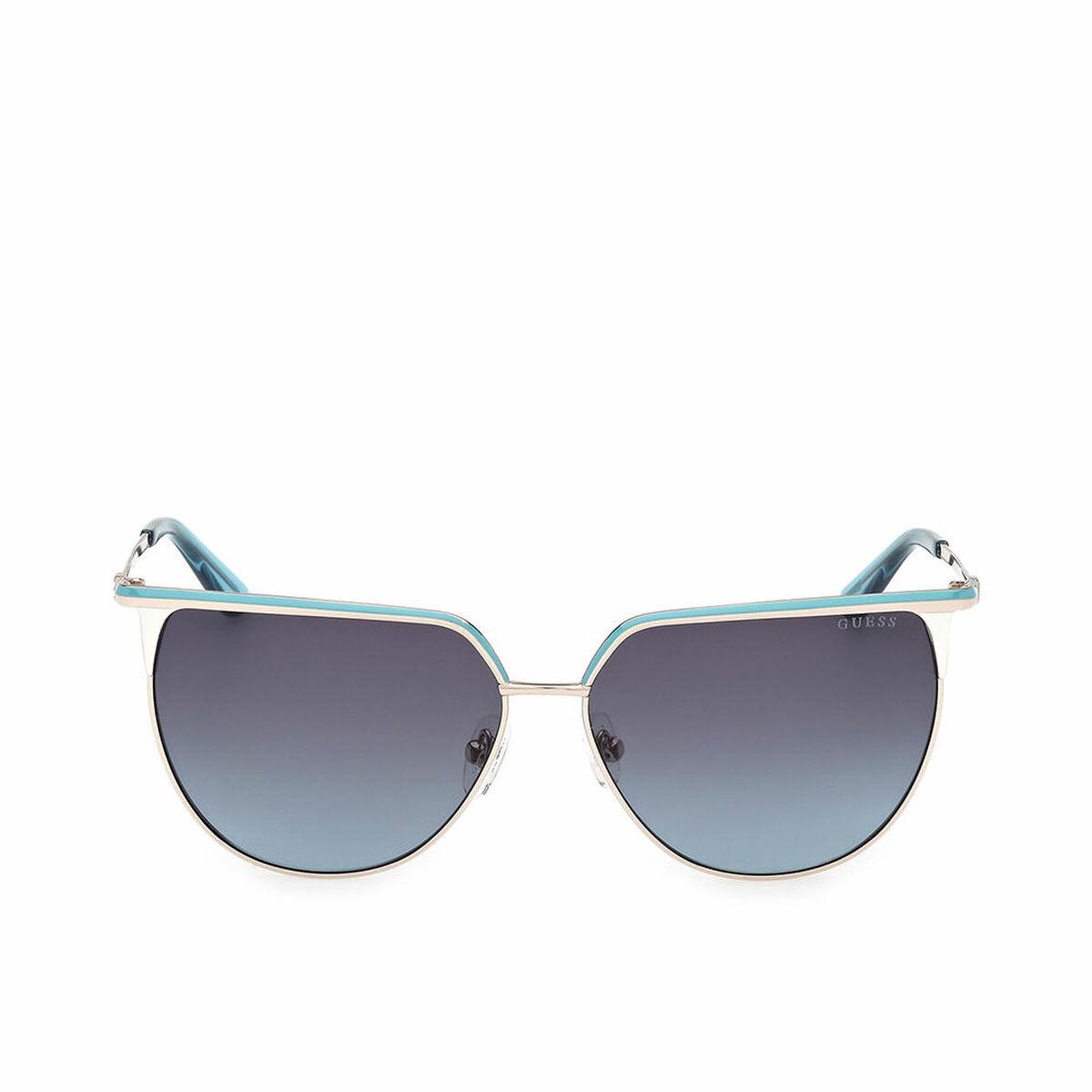 Guess solbriller til kvinder GU00132 5892W - blÃ¥ katÃ¸jne