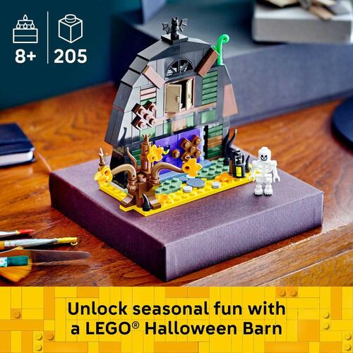 LEGO 40721 Halloween Barn - konstruktionssæt, 205 dele