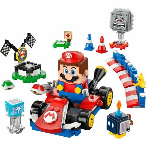 Lego Super Mario - Interaktiv Mario og Standard Kart, 278 dele
