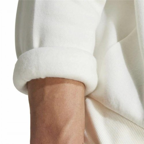 Sweatshirt uden hætte Adidas City ES Fleece Half-Zip - Hvid XXL