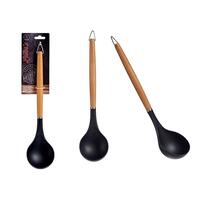 Øse Sort Brun 8 x 3 x 32,5 cm birketræ (8 x 3 x 32,5 cm)