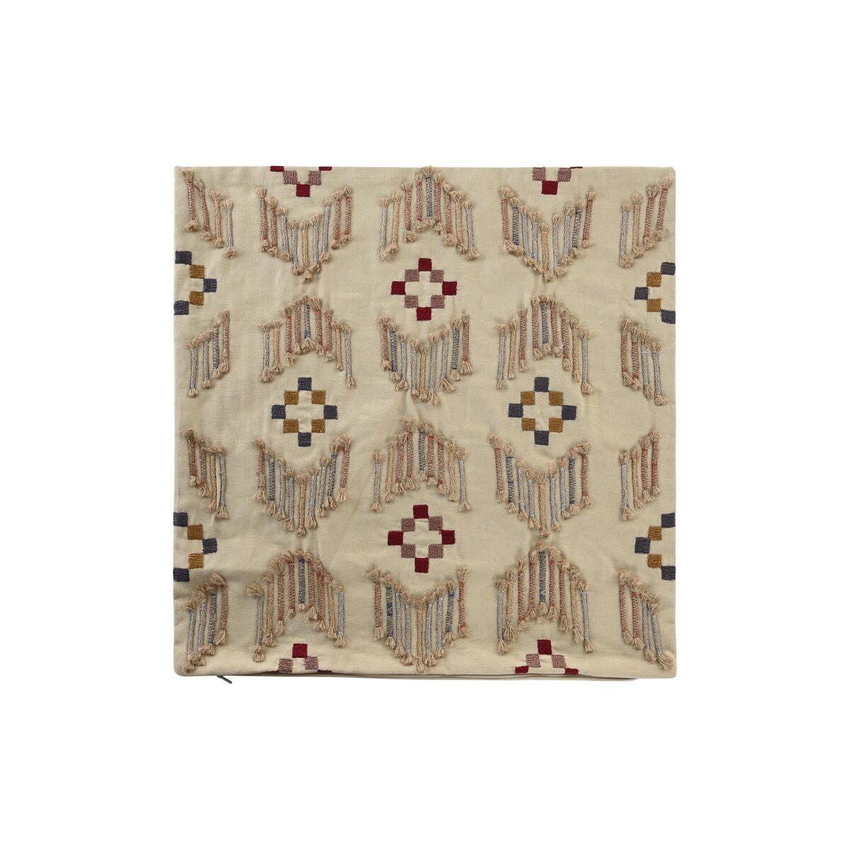 DKD Home Decor pudebetræk - beige, 50 x 50 cm, lynlås