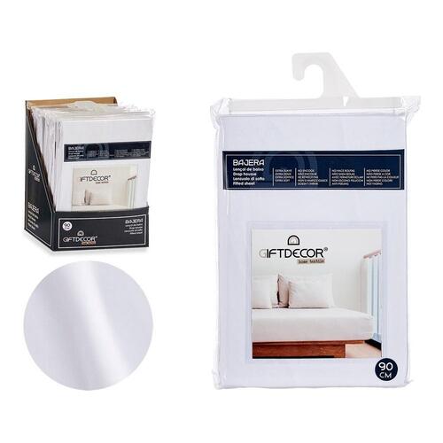 bundplastik Hvid UK king size seng (150 x 200 cm)