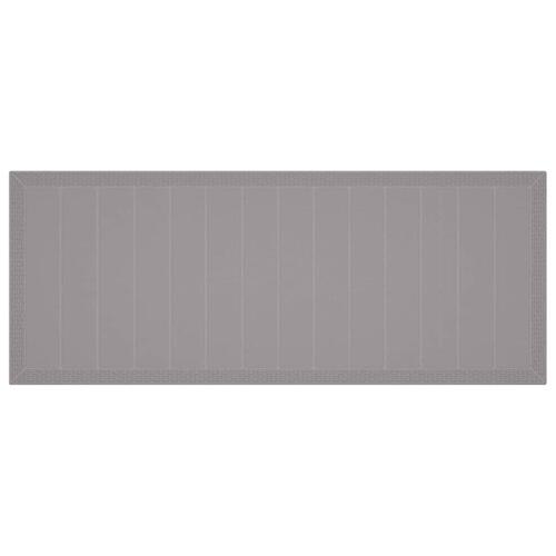 Havebord Lys Grå 250x100x73 cm Poly Rattan, Havebord Lys Grå 100x100x73 cm Poly Rattan, Havebord Lys Grå 150x100x73 cm Poly Rattan