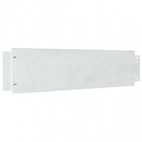 Plænekanter - 20 stk sølv, galvaniseret stål 100 × 25 cm