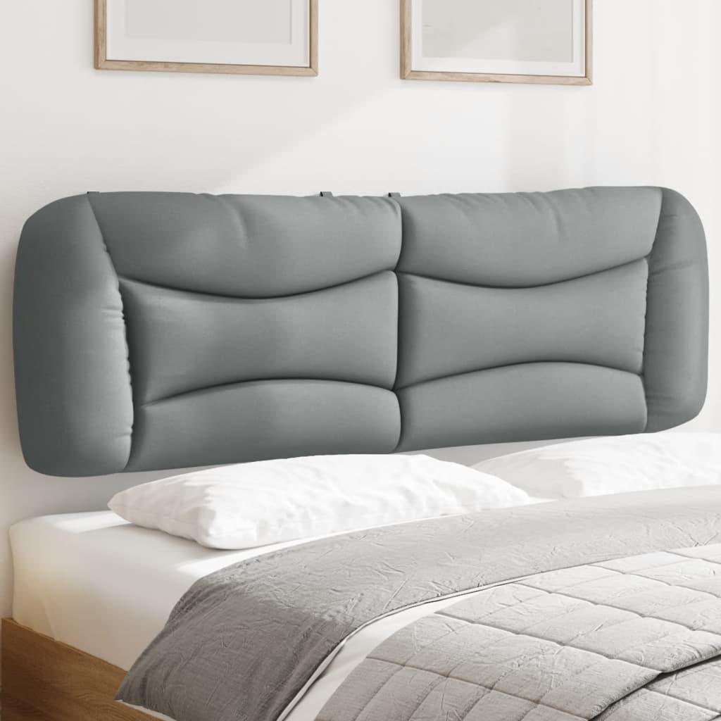 Vidaxl gavlpude Hvar 152 cm stof lysegrå