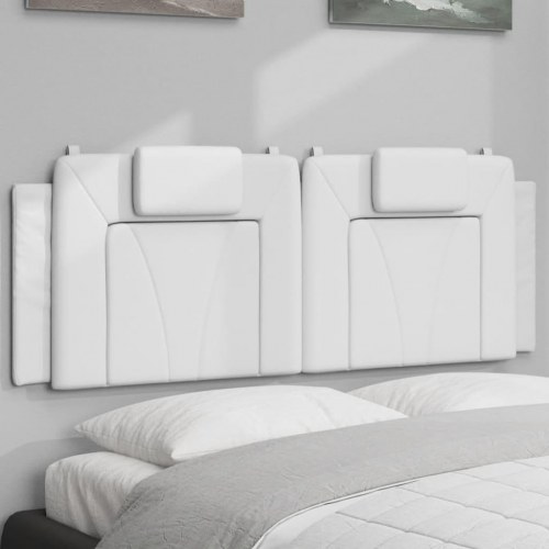 Gavlpude Viana 152 cm - hvid kunstlæder