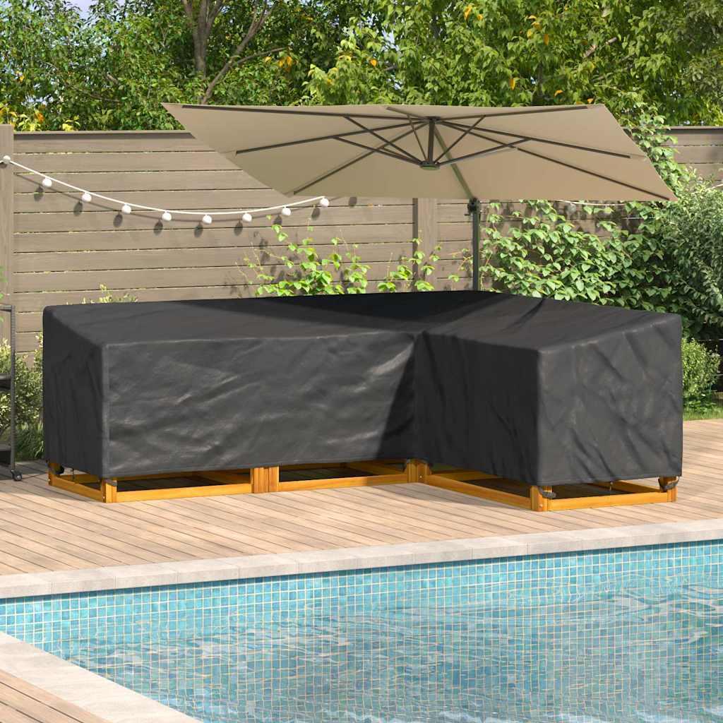 vidaXL Møbelbetræk 260 x 210 x 80 cm 600D Oxford Stof L-form Vandtæt