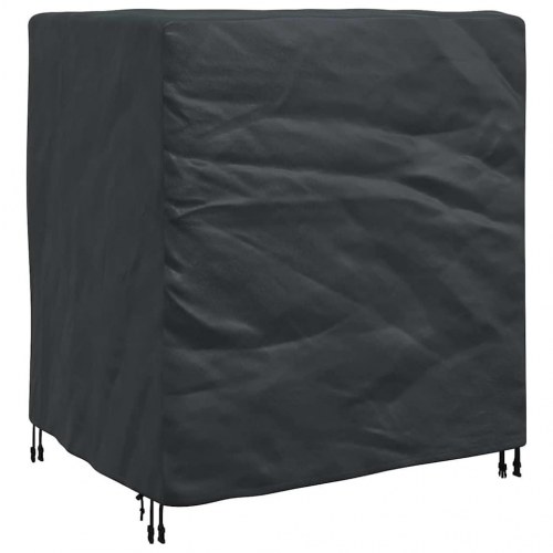 Overtræk til havemøbler Sort 116 x 100 x 120 cm 210D