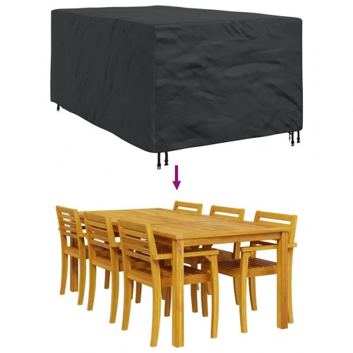 Møbelovertræk - ensfarvet sort 143 × 225 × 90 cm, 210D vandtæt