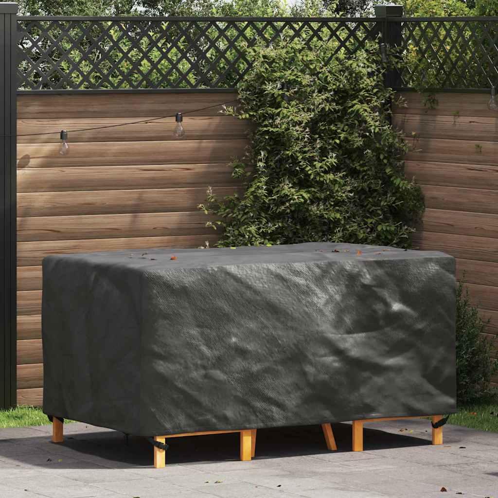 Overtræk til havemøbler Sort 150 x 90 x 75 cm 420D