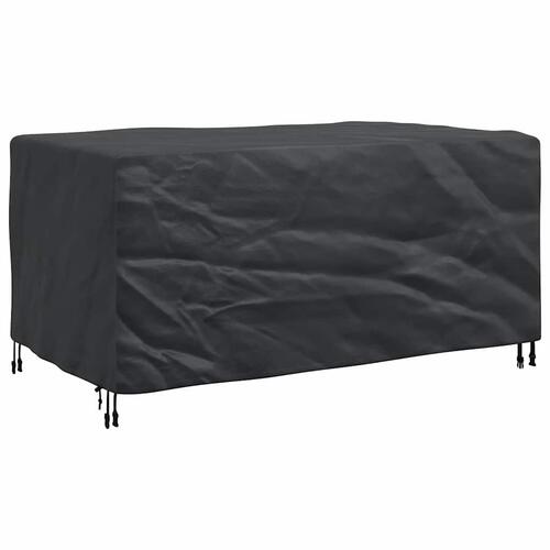 Overtræk til havemøbler Sort 150 x 90 x 75 cm 420D