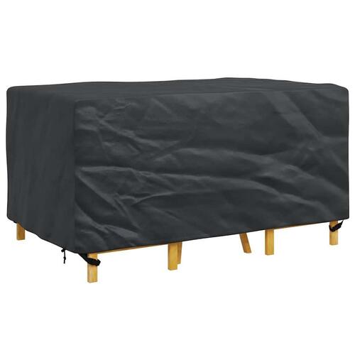 Overtræk til havemøbler Sort 150 x 90 x 75 cm 600D