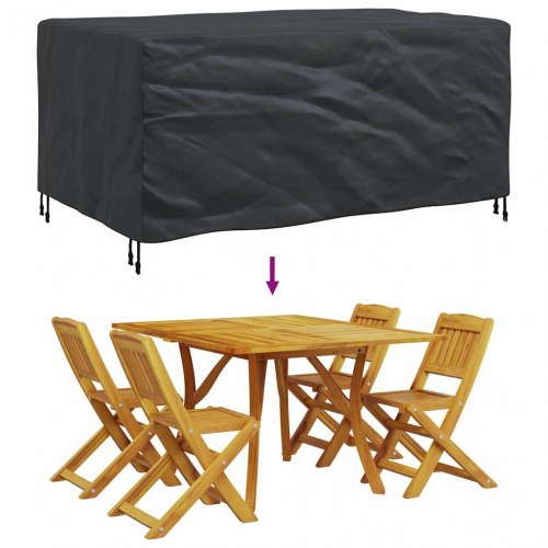 Møbelovertræk - ensfarvet sort 172 × 113 × 73 cm, 210D vandtæt