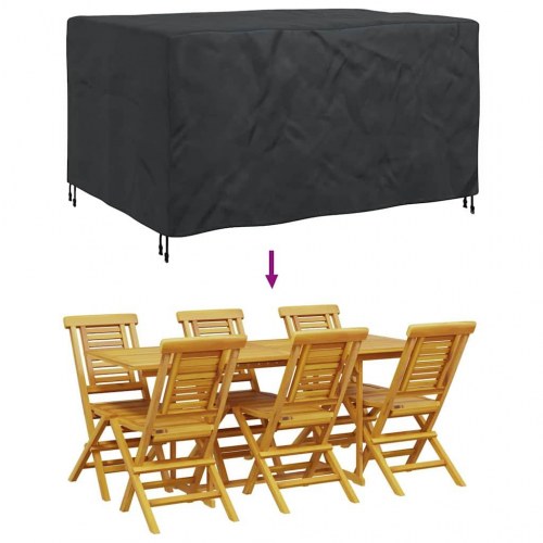 Møbelovertræk - ensfarvet sort 180 × 140 × 90 cm, 210D vandtæt