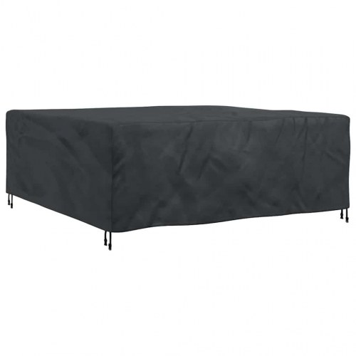 Overtræk til havemøbler Sort 200 x 190 x 85 cm 210D