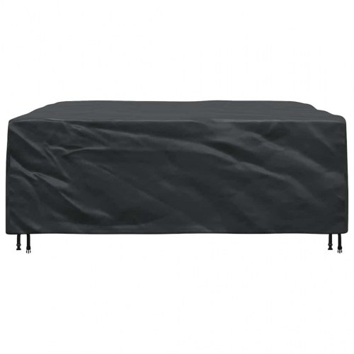 Overtræk til havemøbler Sort 200 x 190 x 85 cm 210D