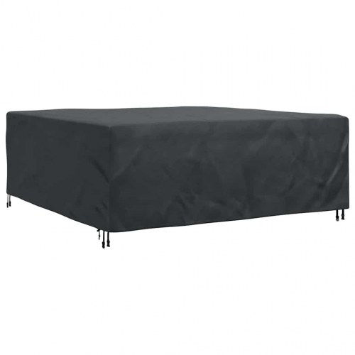 Overtræk til havemøbler Sort 200 x 190 x 85 cm 210D