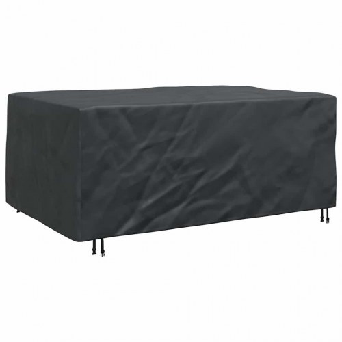 Overtræk til havemøbler Sort 220 x 150 x 85 cm 210D