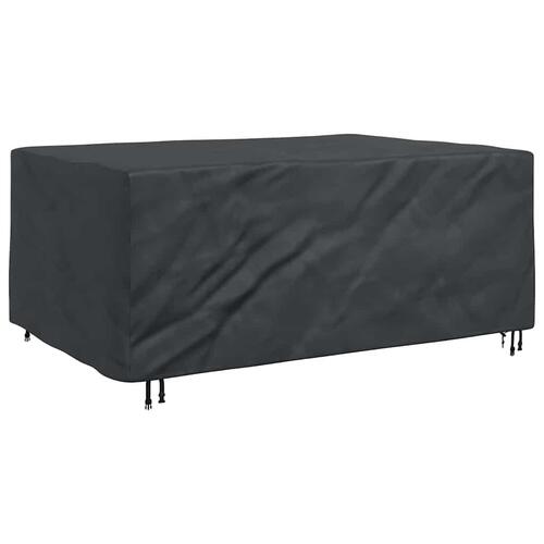 Overtræk til havemøbler Sort 220 x 150 x 85 cm 420D