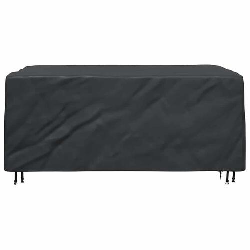 Overtræk til havemøbler Sort 220 x 150 x 85 cm 420D