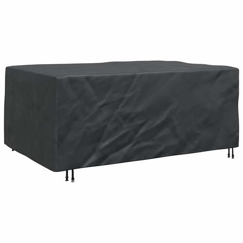 Overtræk til havemøbler Sort 220 x 150 x 85 cm 420D
