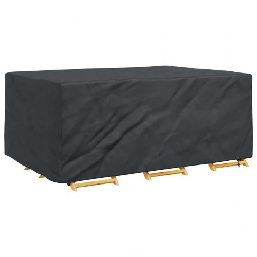 Møbelovertræk - ensfarvet sort 230 × 165 × 80 cm, 210D vandtæt