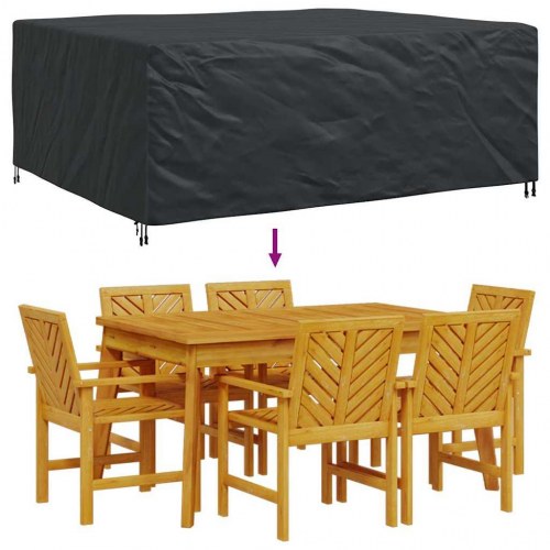 Møbelovertræk - sort vandtæt 250 × 210 × 90 cm, 210D