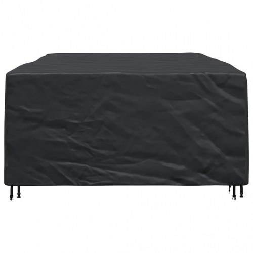 Overtræk til havemøbler Sort 300 x 200 x 90 cm 420D