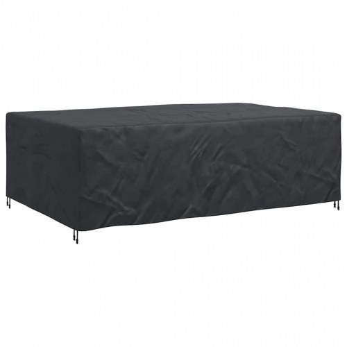 Overtræk til havemøbler Sort 300 x 200 x 90 cm 420D