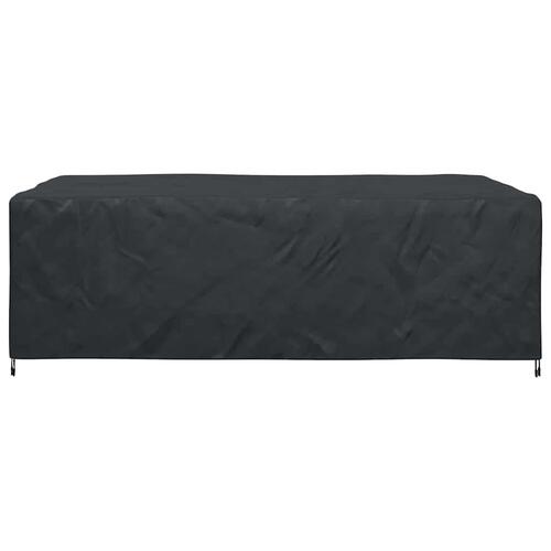 Overtræk til havemøbler Sort 300 x 200 x 90 cm 600D