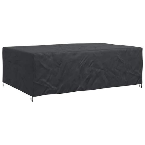 Overtræk til havemøbler Sort 300 x 200 x 90 cm 600D
