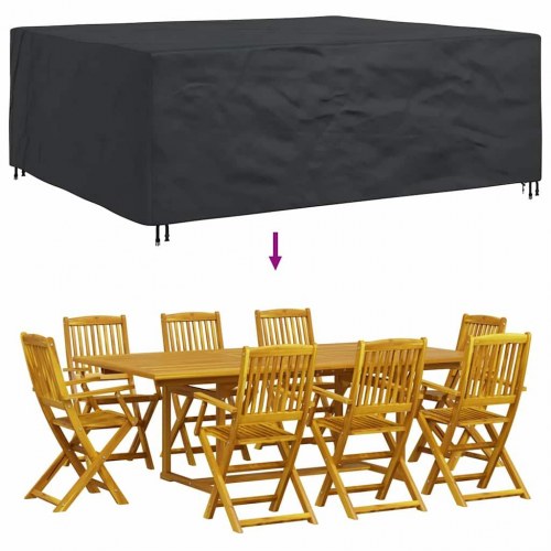 Møbelovertræk - ensfarvet sort, 300 × 250 × 100 cm, 210D, vandtæt
