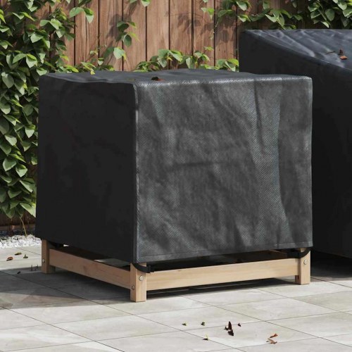 Udendørs møbelovertræk Sort 74 x 74 x 60 cm 420D Oxford Stof