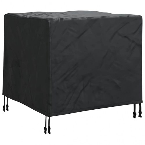 Udendørs møbelovertræk Sort 74 x 74 x 60 cm 420D Oxford Stof