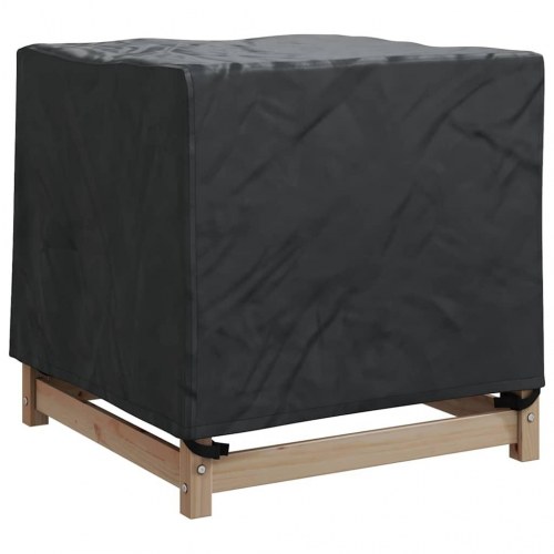 Udendørs møbelovertræk Sort 74 x 74 x 60 cm 420D Oxford Stof