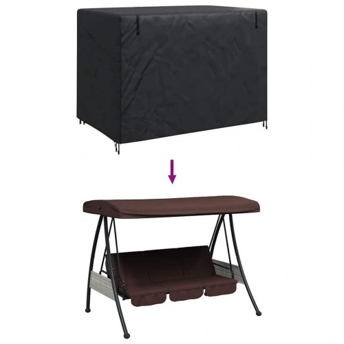 Overtræk til udendørs gynge 220 x 125 x 170 cm 210D Oxford Stof