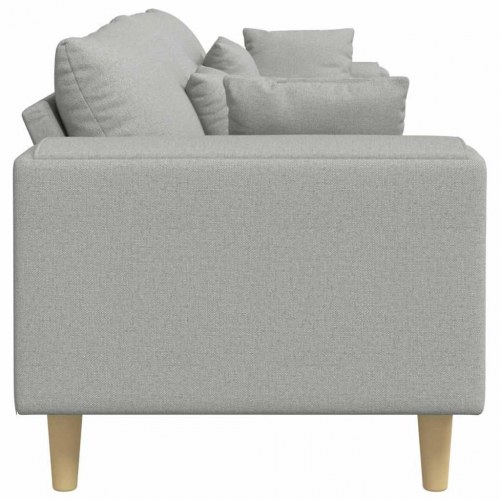 Stof sofa med pude Skygrå 208 cm Stof