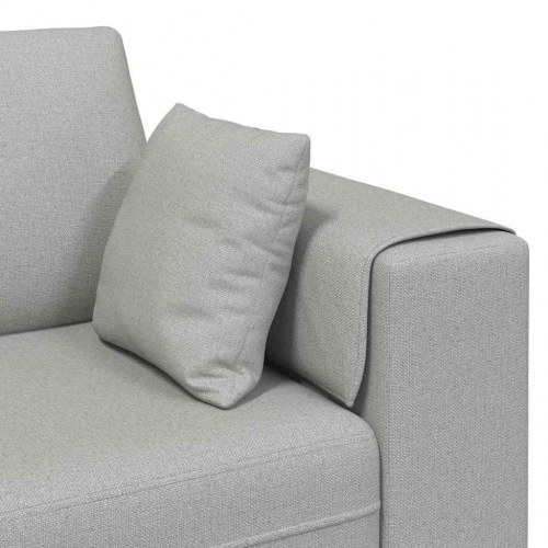 Stof sofa med pude Skygrå 208 cm Stof