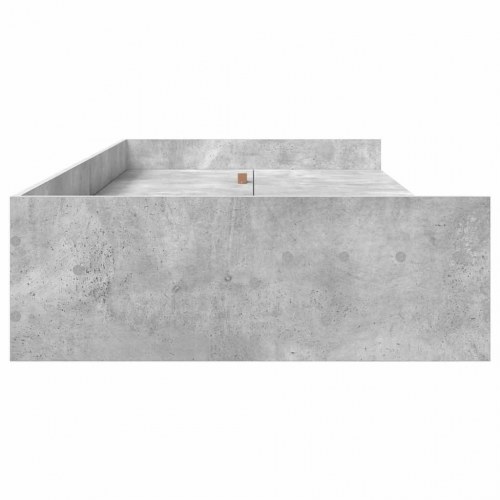 Sengestel med opbevaring beton grå 80 x 200 cm