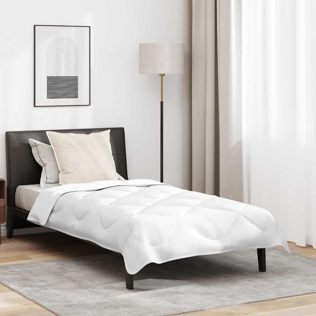 Dynebetræk Sæt med pude 2 stk Hvid Microfiber